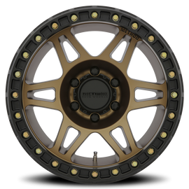 Aluminum Wheels 17x9 Beadlock MR106 Bolt Pattern 5 On 127 Offset -44 Lip Size 0 Method Bronze BRZ Method