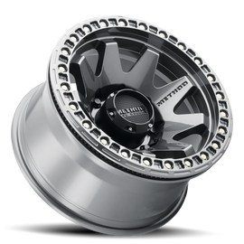 Aluminum Wheels 17x9 MR108 Bolt Pattern 8 On 165.1 Offset -44 Lip Size 0.63 Gloss Titanium GY Method