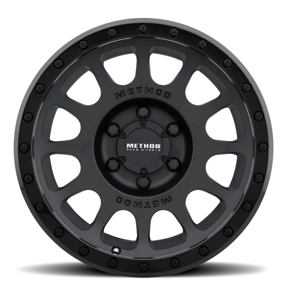 Aluminum Wheels 17x8.5 NV MR305 Bolt Pattern 5 On 127 Offset 0 Lip Size 1.3 Double Black BK Method