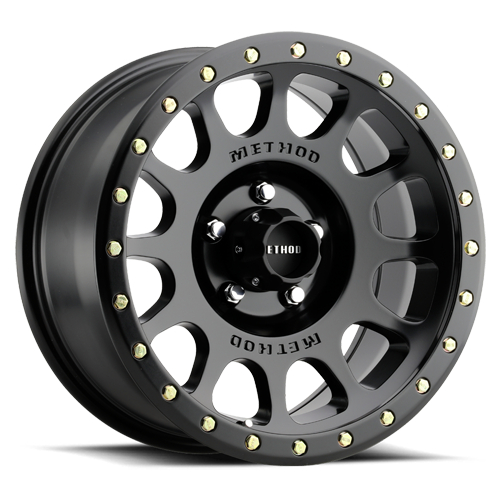 Aluminum Wheels 17x8.5 NV MR305 Bolt Pattern 5 On 127 Offset 0 Lip Size 1.3 Matte Black MB Method