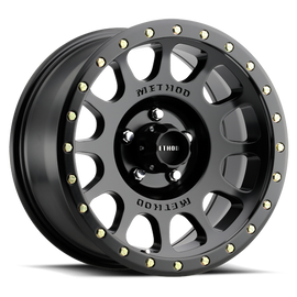 Aluminum Wheels 17x8.5 NV MR305 Bolt Pattern 5 On 127 Offset 0 Lip Size 1.3 Matte Black MB Method