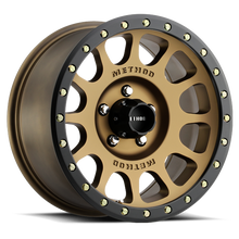Cargar imagen en el visor de la galería, Aluminum Wheels 17x8.5 NV MR305 Bolt Pattern 5 On 127 Offset 0 Lip Size 1.3 Method Bronze BRZ Black Street Loc Method
