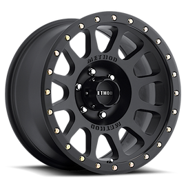 Aluminum Wheels 18x9 NV MR305 Bolt Pattern 6 On 139.7 Offset -12 Lip Size 1.46 Matte Black MB Method