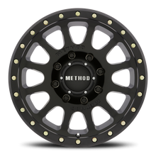 Cargar imagen en el visor de la galería, Aluminum Wheels 18x9 NV HD MR305 Bolt Pattern 8 On 165.1 Offset 18 Lip Size 1.38 Matte Black MB Method
