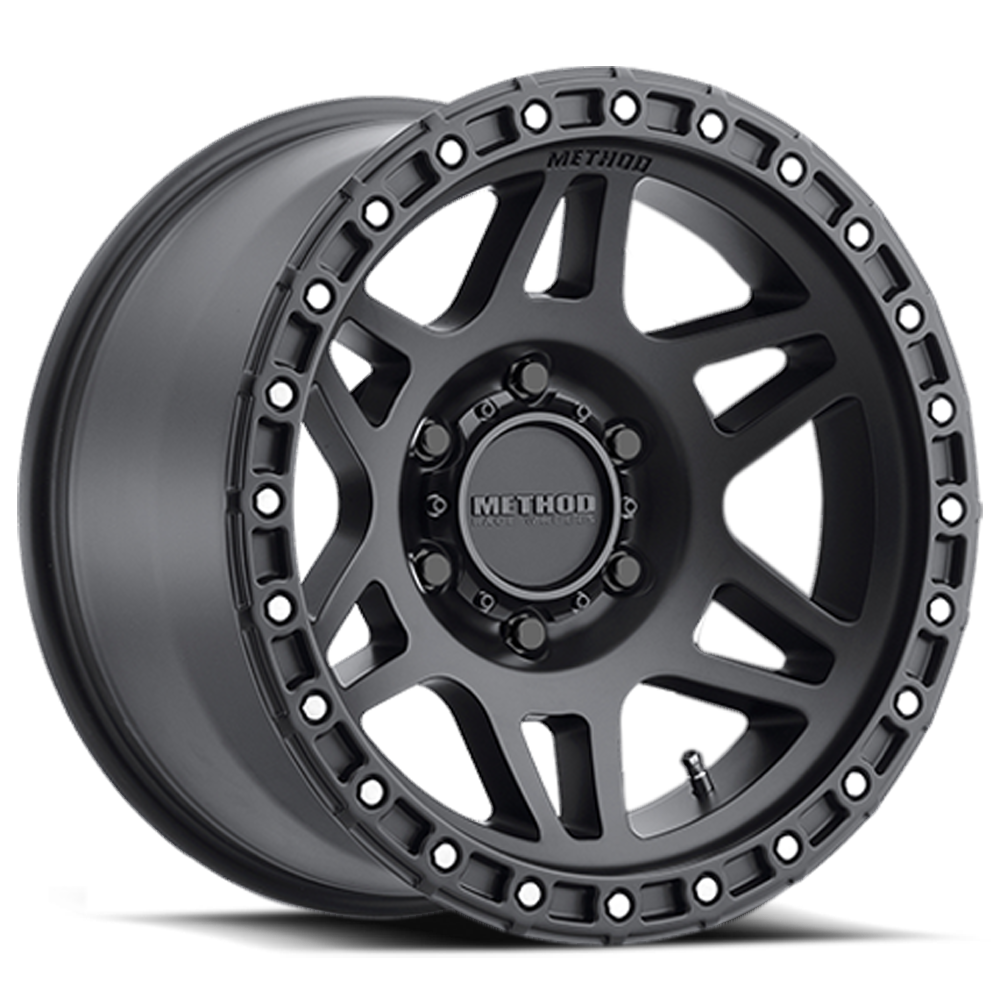 Aluminum Wheels 17x9 MR312 Bolt Pattern 5 On 127 Offset -12 Lip Size 0.91 Matte Black MB Method