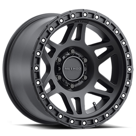 Aluminum Wheels 17x9 MR312 Bolt Pattern 5 On 127 Offset -12 Lip Size 0.91 Matte Black MB Method