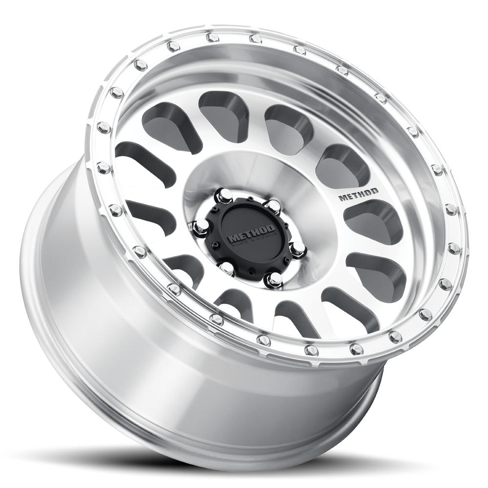 Aluminum Wheels 17x9 MR315 Bolt Pattern 6 On 139.7 Offset -12 Lip Size 1.65 Machined SL Clear Coat Method