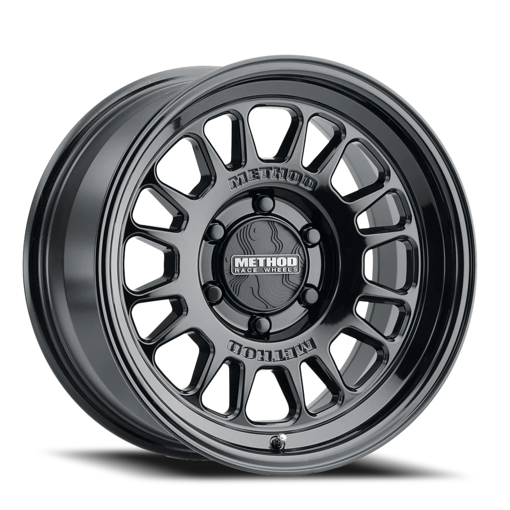 Aluminum Wheels 18x9 MR318 Bolt Pattern 6 On 139.7 Offset 18 Lip Size 1.61 Gloss Black GB Method