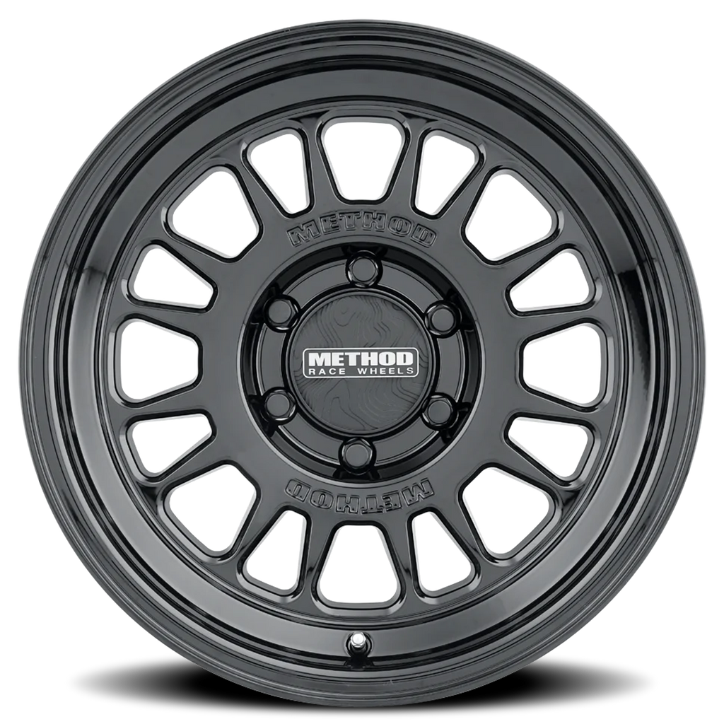 Aluminum Wheels 18x9 MR318 Bolt Pattern 6 On 139.7 Offset 18 Lip Size 1.61 Gloss Black GB Method