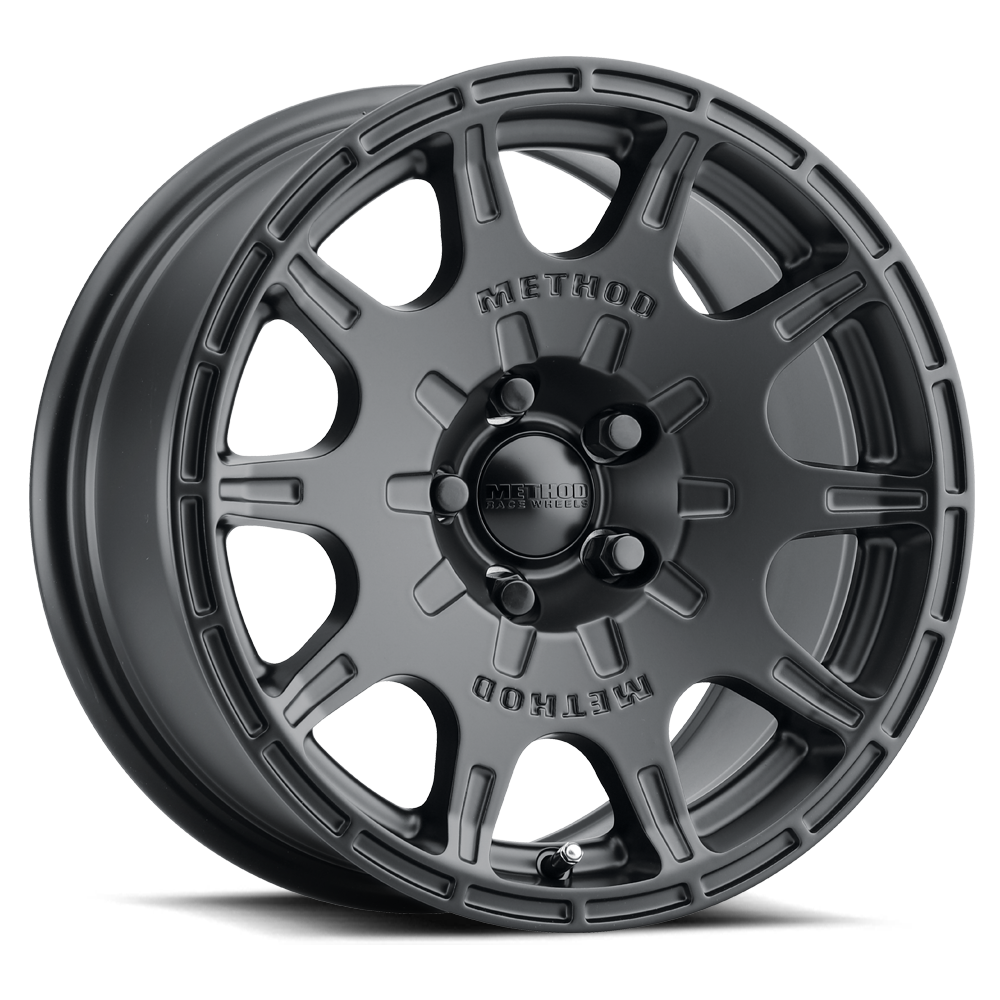 Aluminum Wheels 15x7 Rally VT-Spec MR502 Bolt Pattern 5 On 114.3 Offset 15 Lip Size 0 Matte Black MB Method