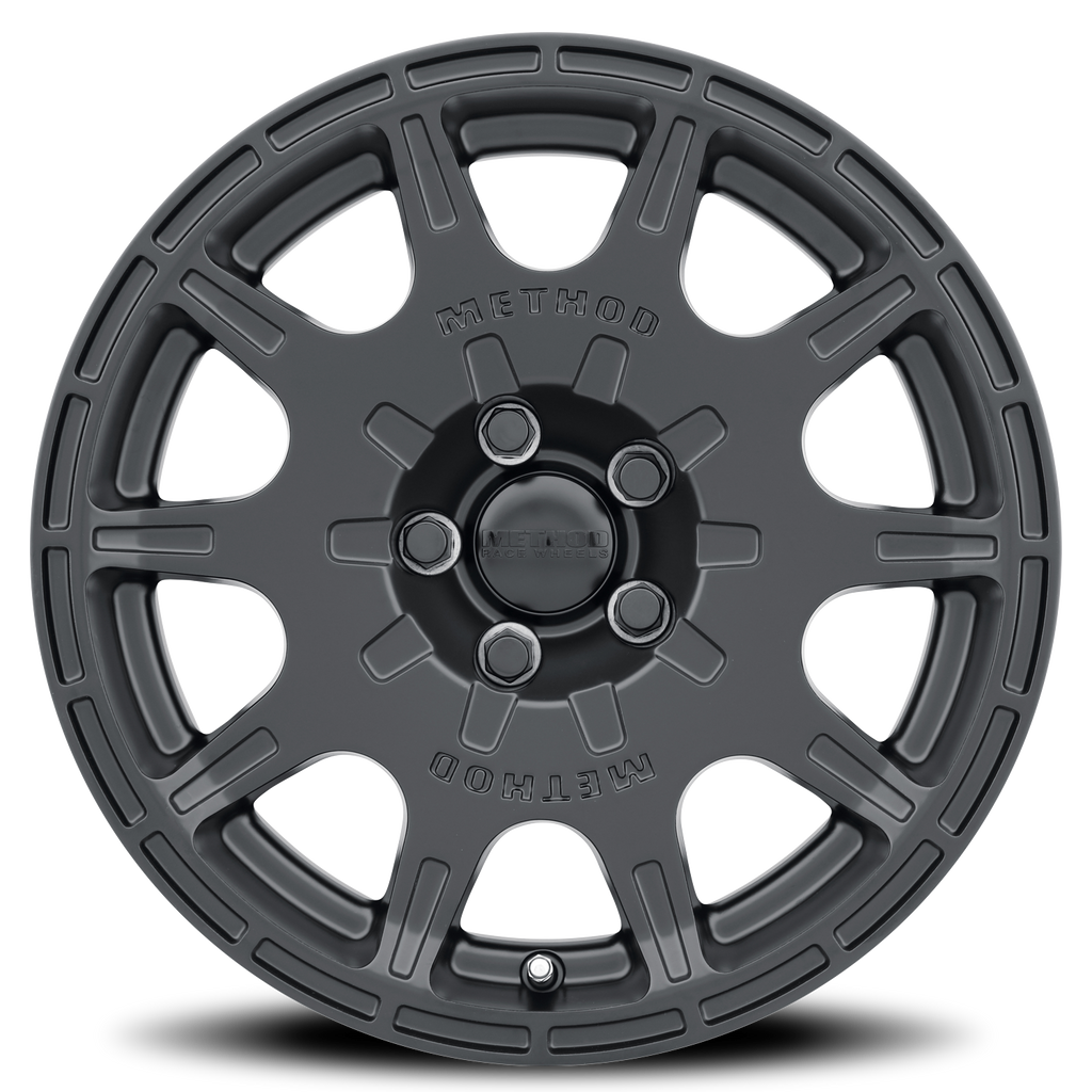 Aluminum Wheels 15x7 Rally VT-Spec MR502 Bolt Pattern 5 On 100 Offset 15 Lip Size 0 Matte Black MB Method