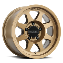 Aluminum Wheels 17x8.5 Bead Grip MR701 Bolt Pattern 5 On 127 Offset 0 Lip Size 1.81 Method Bronze BRZ Method