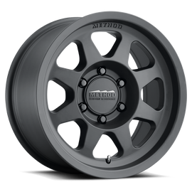 Aluminum Wheels 17x8.5 Bead Grip MR701 Bolt Pattern 6 On 139.7 Offset 0 Lip Size 1.81 Matte Black MB Method