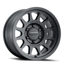 Aluminum Wheels 16x8 Bead Grip MR703 Bolt Pattern 6 On 139.7 Offset 0 Lip Size 1.22 Matte Black MB Method
