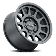 Cargar imagen en el visor de la galería, Aluminum Wheels 16x8 Bead Grip MR703 Bolt Pattern 6 On 139.7 Offset 0 Lip Size 1.22 Matte Black MB Method