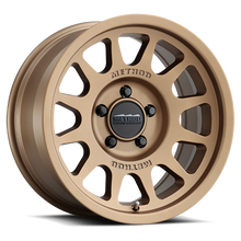 Cargar imagen en el visor de la galería, Aluminum Wheels 17x8.5 Bead Grip MR703 Bolt Pattern 5 On 127 Offset 0 Lip Size 1.18 Method Bronze BRZ Method