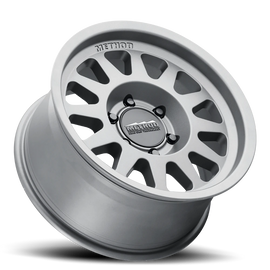 Aluminum Wheels 17x9 Bead Grip MR703 Bolt Pattern 5 On 127 Offset -12 Lip Size 1.18 Gloss Titanium SL Method
