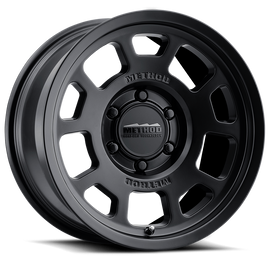 Aluminum Wheels 17x8.5 Bead Grip MR705 Bolt Pattern 5 On 127 Offset 0 Lip Size 1.22 Matte Black MB Method