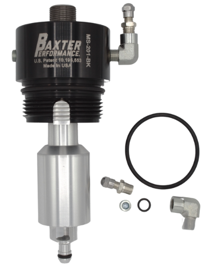 Baxter Performance Cartridge Oil Filter to Spin On Adapter Conversion Kit | MS-201-BK | 2014 - 2025 Chrysler / Dodge / Jeep / Mopar / Pentastar 3.2L / 3.6L V6