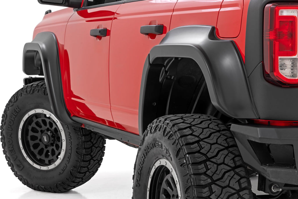 Fender Flares JS Iconic Siver Ford Bronco 4WD (2021-2025) Rough Country