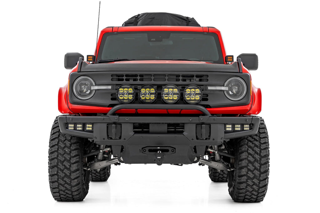 Fender Flares PQ Race Red Ford Bronco 4WD (2021-2025) Rough Country