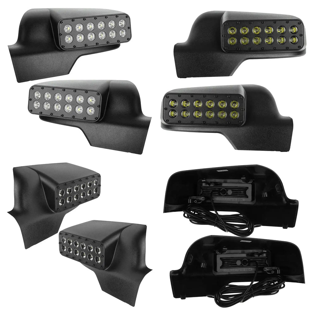 Oracle 19-23 Ram 1500 DT LED Off-Road Side Mirror Ditch Lights SEE WARRANTY