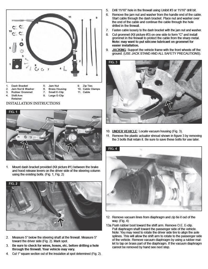 Posi-Lok Cable Actuated Front Axle Disconnect | PSL750 | Ford 8.8 | 1997 - 2004 Ford F150 & 1998 - 2002 Ford Expedition / Lincoln Navigator