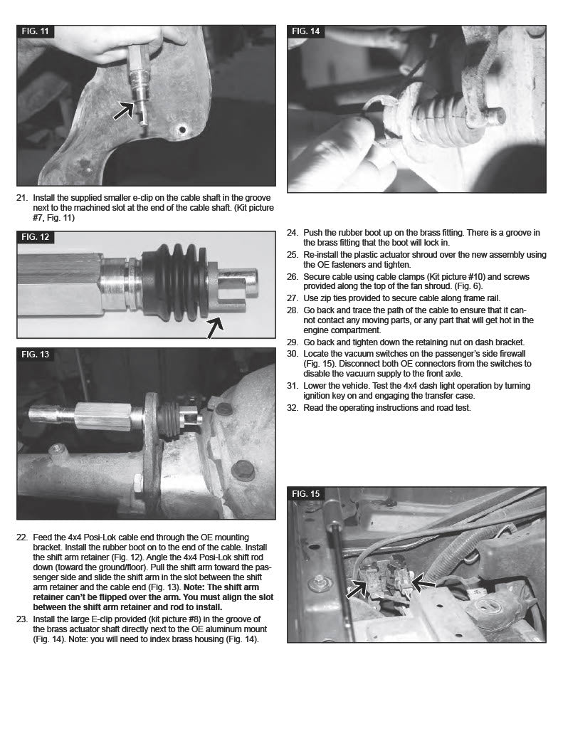 Posi-Lok Cable Actuated Front Axle Disconnect | PSL750 | Ford 8.8 | 1997 - 2004 Ford F150 & 1998 - 2002 Ford Expedition / Lincoln Navigator