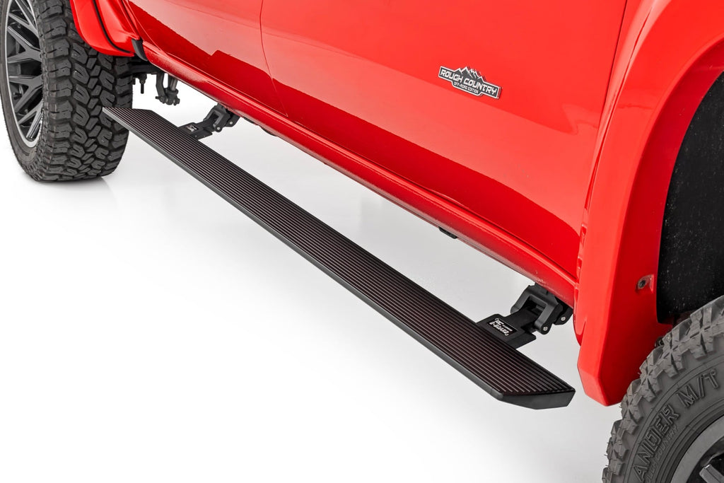 Power Running Boards Dual Electric Motor Double Cab Silverado/Sierra 1500/2500HD/3500HD 2WD/4WD Rough Country