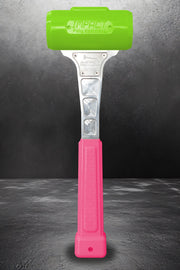 Impact Poly Hammers 20 oz Custom Lime Head / Pink Handle Polyurethane Dead Blow Hammer