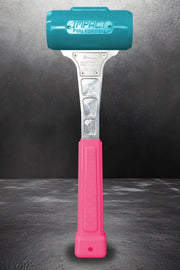 Impact Poly Hammers 20 oz Custom Teal Head / Pink Handle Polyurethane Dead Blow Hammer