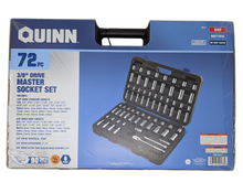 Cargar imagen en el visor de la galería, Quinn 72 Piece 3/8" Drive Master Socket / Ratchet Set | 70317 | SAE / Metric)