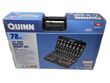 Cargar imagen en el visor de la galería, Quinn 72 Piece 3/8" Drive Master Socket / Ratchet Set | 70317 | SAE / Metric)