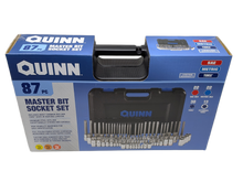 Cargar imagen en el visor de la galería, Quinn 87 Piece Master Bit Socket Set | 70347 | SAE Hex, Metric Hex, Torx, E-Torx