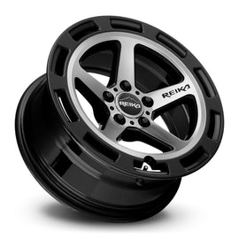 15X7 5X100 +15 Hb 56.1 Teton Black Machine Face REIKA