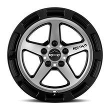 Load image into Gallery viewer, 15X7 5X100 +15 Hb 56.1 Teton Black Machine Face REIKA