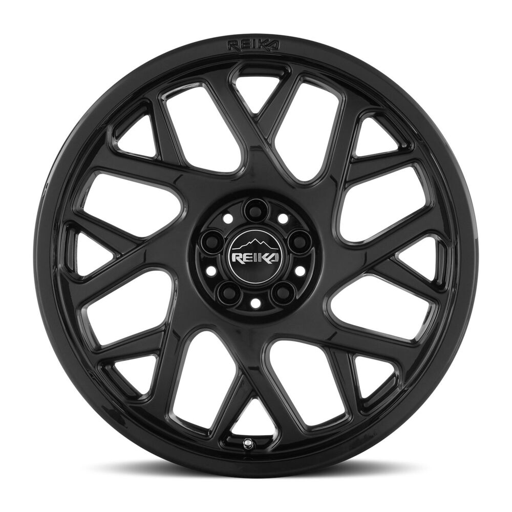 17X8 5X114.3 +38 Hb 65.1 Detour Gloss Black REIKA
