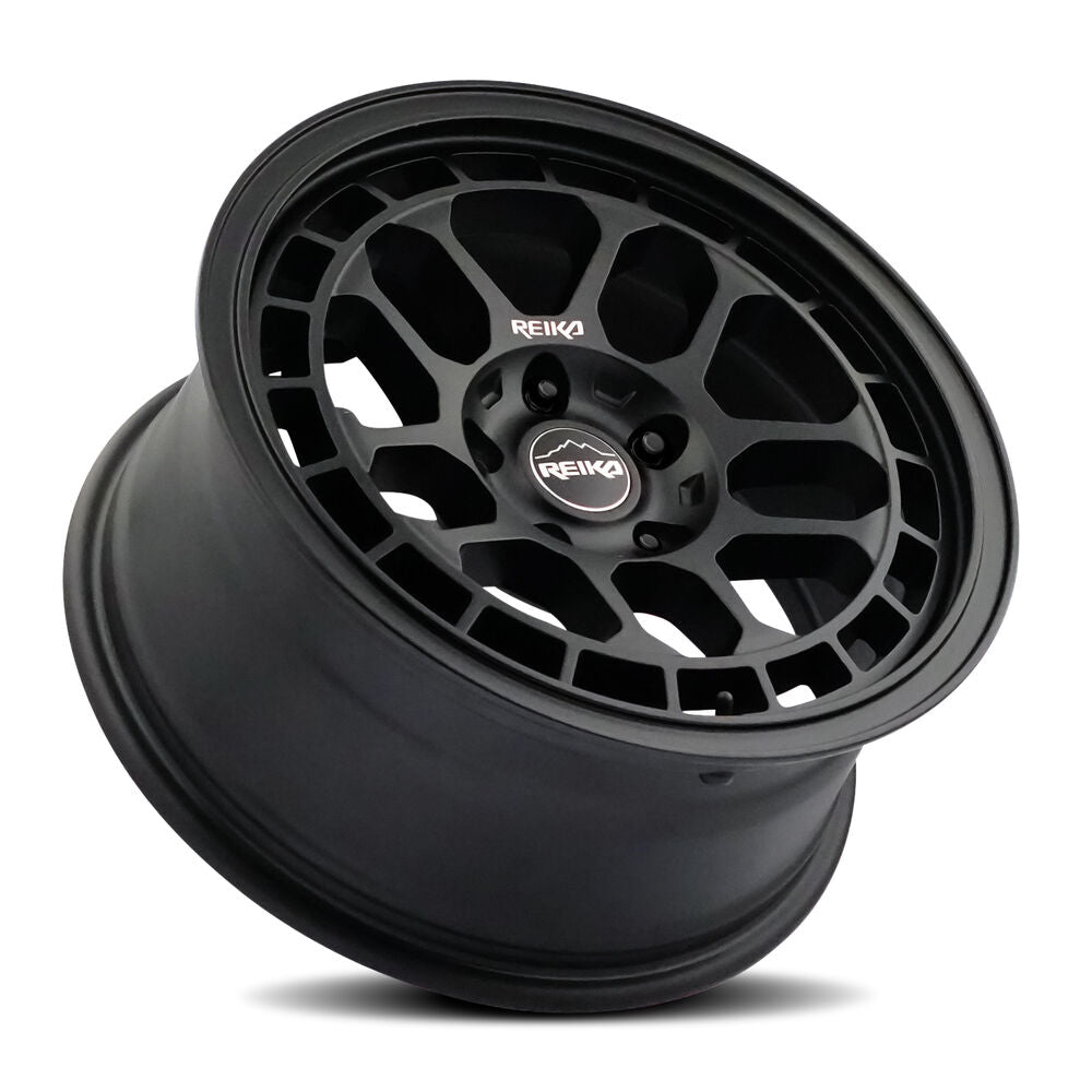 17X8 5X110 20 HB 65.1 R30 Drifter Wheel Satin Black REIKA