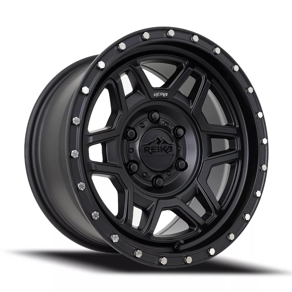Trooper R40 Aluminum Wheel 17x8.5 6X120 0 HB 67.1 R40 Satin Black REIKA