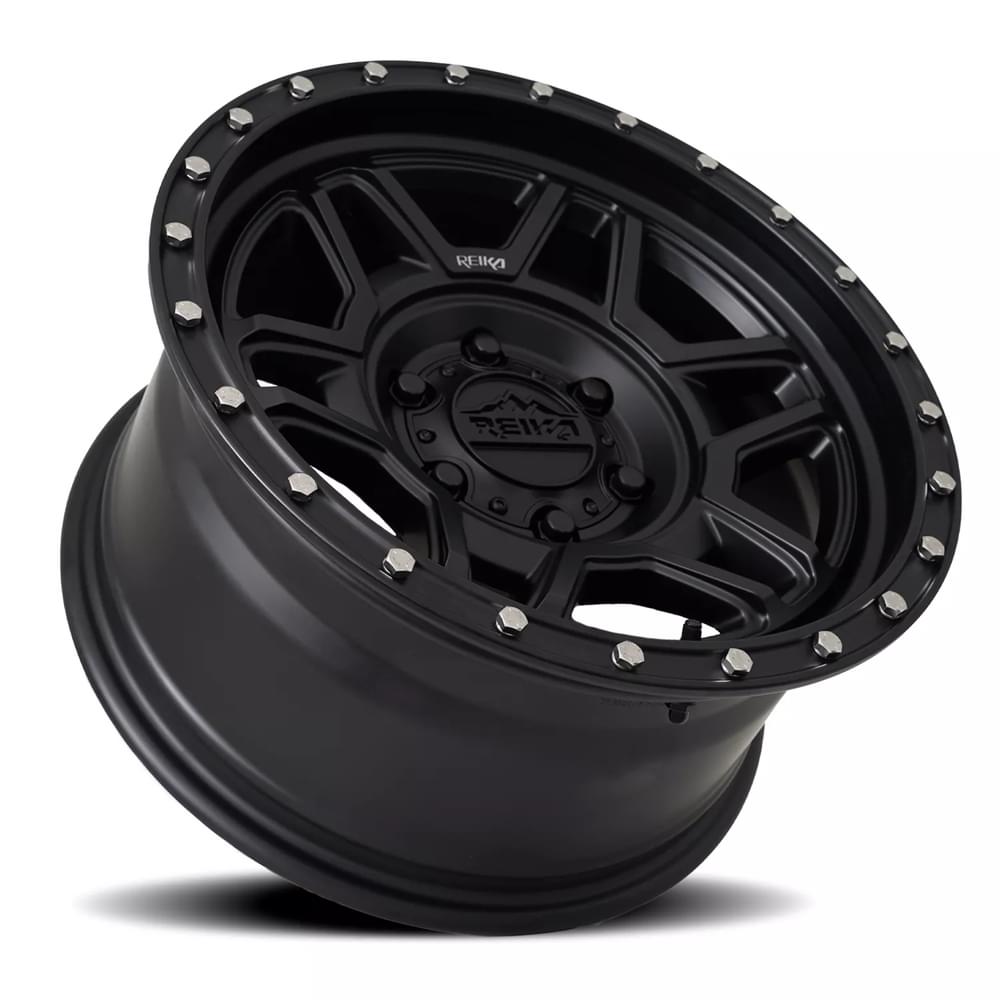 Trooper R40 Aluminum Wheel 17x8.5 6X120 0 HB 67.1 R40 Satin Black REIKA