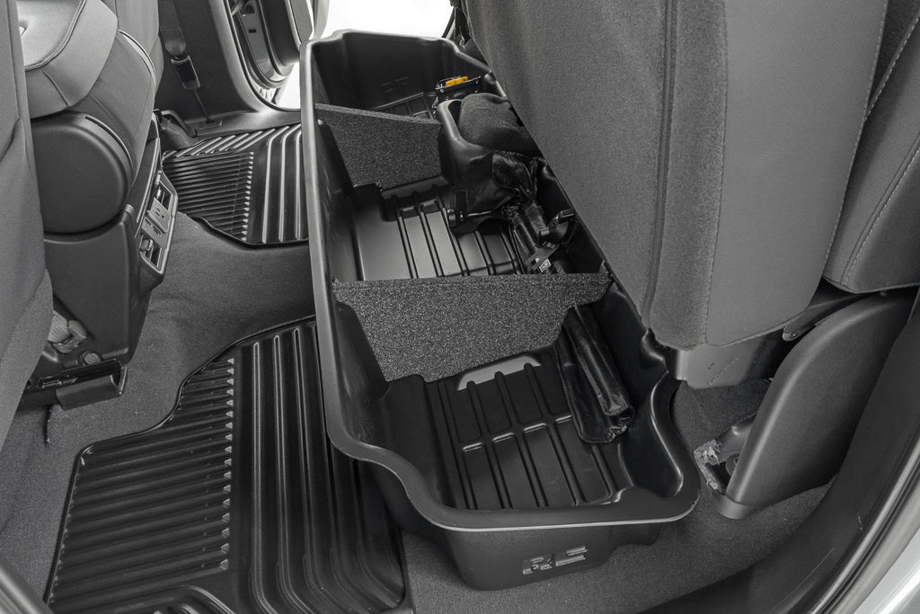 Under Seat Storage Double Cab Silverado/Sierra 1500/2500HD/3500HD (19-26) Rough Country