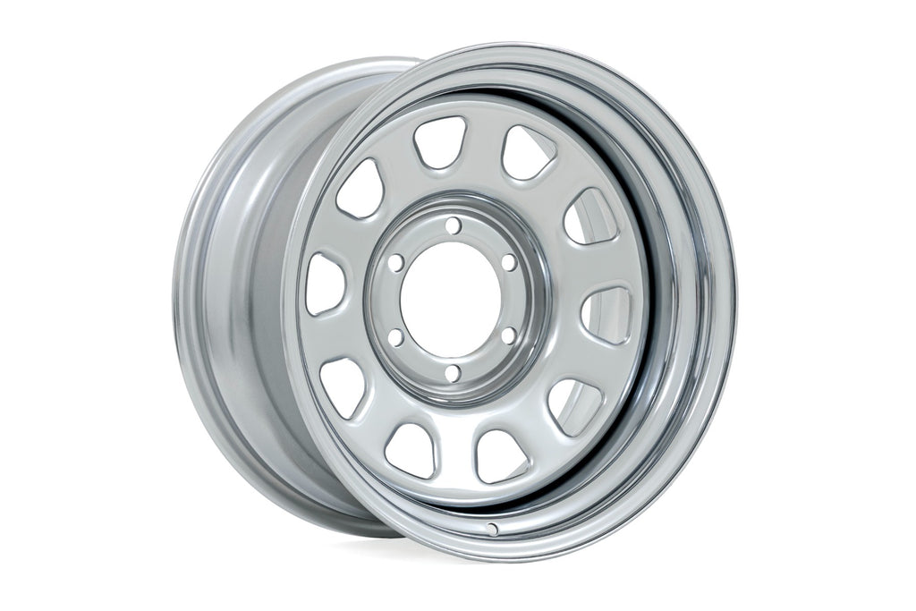Steel Wheel Chrome 15x8 5x4.5 3.30 Bore -19 Rough Country