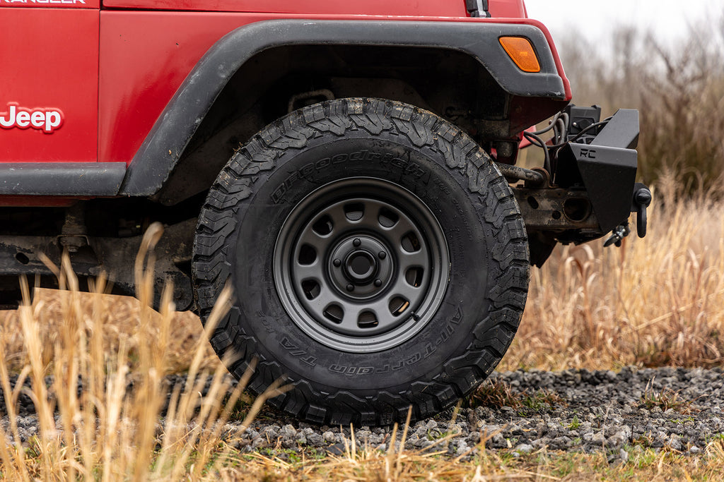 Steel Wheel Gray 15x8 5x4.5 3.30 Bore -19 Rough Country
