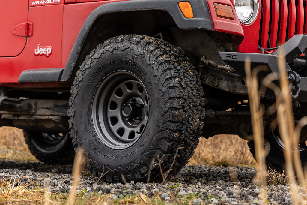 Steel Wheel Gray 15x8 5x4.5 3.30 Bore -19 Rough Country