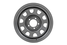 Cargar imagen en el visor de la galería, Steel Wheel Gray 15x8 5x4.5 3.30 Bore -19 Rough Country