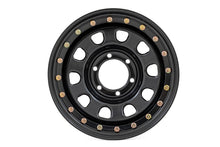 Load image into Gallery viewer, Steel Simulated Beadlock Wheel Black 15x8 5x4.5 3.30 Bore -19 Rough Country