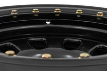 Load image into Gallery viewer, Steel Simulated Beadlock Wheel Black 15x8 5x4.5 3.30 Bore -19 Rough Country
