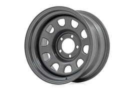 Steel Wheel Gray 15x10 5x4.5 3.30 Bore -39 Rough Country