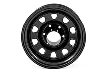 Load image into Gallery viewer, Steel Wheel Black 15x8 6x5.5 4.25 Bore -19 Rough Country