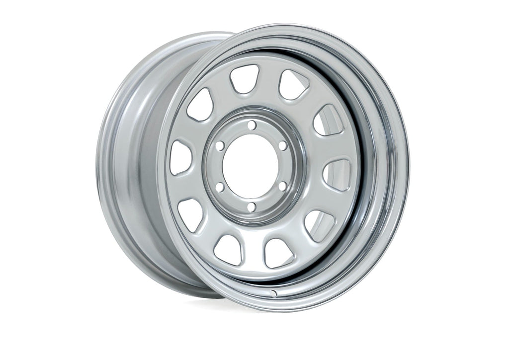 Steel Wheel Chrome 15x8 5x5.5 4.25 Bore -19mm Rough Country